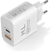 Avizar , USB-C Netzteil (20W, Power Delivery, Quick Charge 3.0), Weiß
