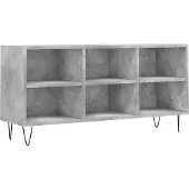 vidaXL TV-Schrank Betongrau 103,5x30x50 cm Holzwerkstoff