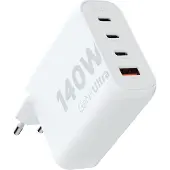 Xtorm Schnellladegerät | Ultra Wall Charger GaN2 - 2x USB-C 140 Watt + USB-C 20 Watt + USB-A 18 Watt