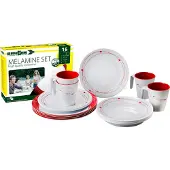 Brunner 0830160N.C8A, Rot, Weiß, Melamin, 4 Person(en), 4 Becken, 4 Stück(e), 300 ml