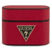 GUESS Airpods Pro etui GUACAPVSATMLRE czerwone Saffiano