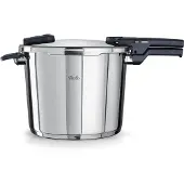 Fissler Schnellkochtopf Vitaquick 8 L – Edelstahl, Induktion, 2 Garstufen, Germany
