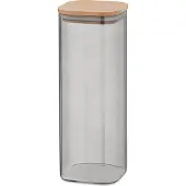 kela Vorratsglas - Borosilikatglas - 2000 ml - mit Holzdeckel