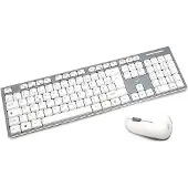 TNB KBSCGR, Kabellos, RF Wireless, Mechanischer Switch, AZERTY, Grau, Maus