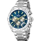 Festina Herren Uhr Elegant Edelstahl Armbanduhr silber UF20668/5