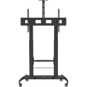Techly ICA-TR45, Schwarz, 2 Regale, Schwarz, 120 kg, 7 kg, 2,79 m (110")