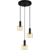ITALUX SANTIA PND-65342-3A-BK+AMB Hängelampe