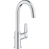 GROHE Waschtischmischer Eurosmart L-Size, Ausladung 140 mm, mit Zugstange, chrom - 23537003