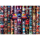 Eurographics Puzzle Indianische Totems 1000 Teile