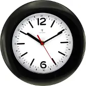 Promis MPM Quality E01 schwarze Wanduhr