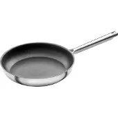 Zwilling TrueFlow Bratpfanne, 24 cm, Antihaftbeschichtung, Induktionsgeeignet, Edelstahl, Silber/Schwarz