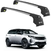 TURTLE DACHTRÄGER AIR-2 , Silber PEUGEOT 5008 T87 2017 - 2024 (SUV)