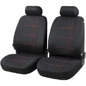 CarComfort Autositzbezug Nashville für Vordersitze schwarz, 13424