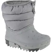 Crocs Classic Neo Puff Boot Toddler 207683-007, Schneestiefel, für Jungen, Grau, Größe: 25/26