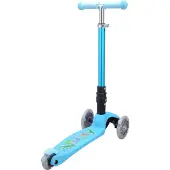 Boldcube Teeny FOLD Dreirad-Scooter - Dinosaurierblau