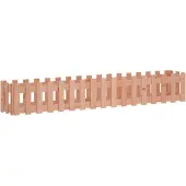 vidaXL Hochbeet Lattenzaun-Design 200x30x30 cm Massivholz Douglasie