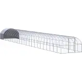 Syfax Outdoor-Hühnerstall 3x24x2 m Verzinkter Stahl