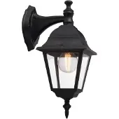Brilliant Außenwandleuchte Newport Schwarz IP23 max. 60W E27 ohne Leuchtmittel