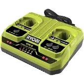 Ryobi 18 V ONE+ Duo-Akku-Ladegerät RC18240 für effizientes Laden