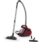 Rowenta Bodenstaubsauger Swift Power Cyclonic RO2933, 750 W, Zyklon-Technologie, Beutellos, 77 dB, Schwarz, Burgund