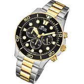 Lotus Herren Uhr Khrono Fashion Edelstahl Armbanduhr silber gold UL18757/2