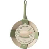 Berghoff Antihaft Bratpfanne Balance Sage 30cm, Rund, Allzweckpfanne, Grün, CeraGreen, Pieter Roex, Leo