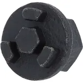 Ks Tools 3/8' Öldienst-Spezialprofil-Bit-Stecknuss für DAF / MAN ( 150.1042 )