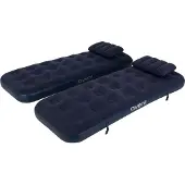 JILONG 4 in 1 Campingbett "Easy Camp" Single, aufblasbares Luftbett, Luftmatratze für 1-2 Personen, Campingmatratze inklusive Kopfkissen