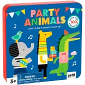 Sonstige Verlage Petit Collage Party Animals Magnetisches Spielset Für Unterwegs Mehrfarbig Mehrfarbig One Size