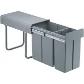 Wesco 757621-85 Abfallsorter 30 (20+10) Liter DOUBLE 3 ab 30 cm Schrankbreite