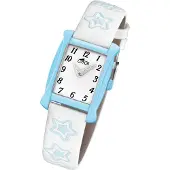 Lotus L18256_3 Kinder-Armbanduhr, Edelstahl-Gehäuse, Leder-Armband