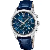 Festina Chronographen Chrono Swiss Made Blue