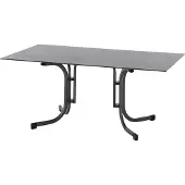 Siena Garden Sola Klapptisch 160x90 cm, anthrazit Gestell Stahl anthrazit