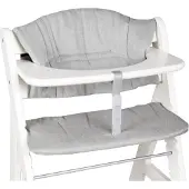 Hoppediz Kinderstuhlpolster Hochstuhl Sitzkissen Set für Hauck Alpha Salt & Pepper