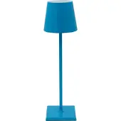 Luxus Europe - Tischlampe Touch Fleur Blau - Kabellose LED-Tischlampe für den Innenbereich – USB-C wiederaufladbar