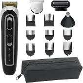 Rowenta TRIM & STYLE TN9140, Schwarz, Silber, 0,5 mm, 4,2 cm, Bart, Ohr, Nase, Edelstahl, Akku