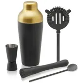 Premium Living Cocktail-Set Glamour in Schwarz/Goldfarben,5-teilig