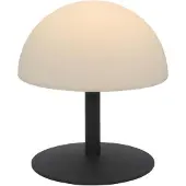 Lumisky Kabellose Tischleuchte – – NEPTUNE ROCK – H 20 cm – Stahlfuß – Grau – Warmweißes und weißes LED-Licht