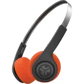 JLab Rewind 2 Wireless Retro-Kopfhörer, Kabellos, Anrufe/Musik, 20 - 20000 Hz, 57 g, Kopfhörer, Schwarz, Orange