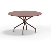 Vermobil Mimmo Gartentisch rund Landhausstil Terrakotta TC Ø130