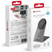 Forcell F-Energy, Drinnen, USB, Kabelloses Aufladen, 1,5 m, Schwarz, Grau