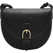 Fossil Schultertasche Everleigh Flap Shoulder Bag Black schwarz