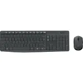 Logitech MK235 Tastatur Set Maus Wireless Kabellos Keyboard QWERTY US Layout