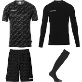 Uhlsport Progressive Torwart Set schwarz 164