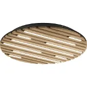 Paul Neuhaus Paul haus Deckenleuchte Q-AKUSTIK LBH 60x60x6 cm braun Deckenlampe