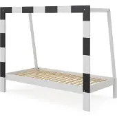 VitaliSpa Kinderbett Football goal Weiß 80x160 cm ohne Matratze, Model 50194