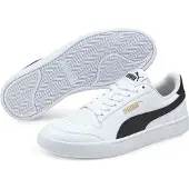 Puma Shuffle Jr White Black Team Gold Größe EU 38
