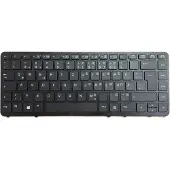 T-ProTek DEUTSCHE-Tastatur Schwarz mit Schwarz Rahmen,Trackpoint für HP EliteBook 840 G1