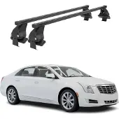 Menabo Dachträger Grundtäger für Cadillac XT4 2018-2025 50kg Stahl Schwarz 2 tlg