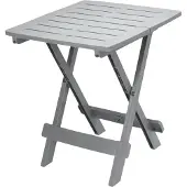 Spetebo Gartentisch 80x72x70 - Farbe: grau